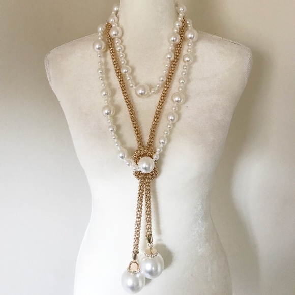 Grand Pearl Ball Neck Piece✨✨ - Picture 2 of 6